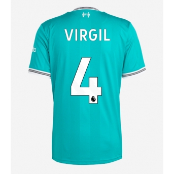 Billige Fotballdrakt Liverpool Virgil van Dijk #4 Replika Tredjedrakt 2025-26 Kortermet